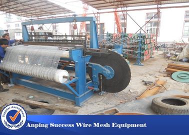 ประเทศจีน ความเร็วในการทำงานสูง Crimped Wire Mesh Machine เหล็กชุบสังกะสีวัสดุลวด โรงงาน