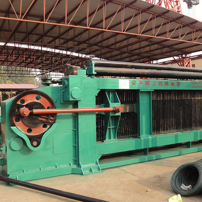 จีน Powerful Heavy Duty Gabion Mesh Machine with 160-225M/H Production Speed and PVC Coated Wire Coating ผู้ผลิต
