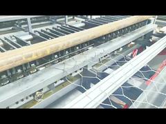 เครื่องตาข่าย Gabion สี / ขนาด 80x100 มม. ที่กำหนดเองสำหรับการทอตาข่าย